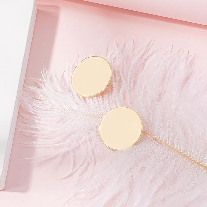 Orecchini con dischi di luna - Zahra