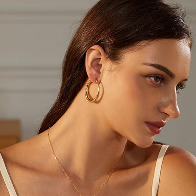 Orecchini a cerchio Bold Loop - Darya