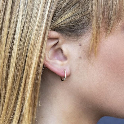 Scintillanti Cerchi Orecchini - Valentina