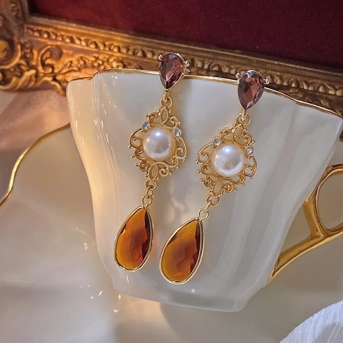 Orecchini a cascata di perle - Melina