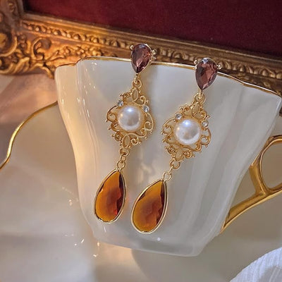 Orecchini a cascata di perle - Melina