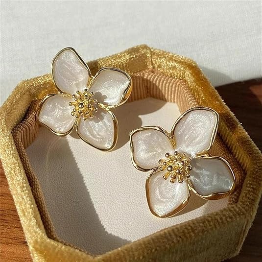 Orecchini Flora Smaltata - Veronica