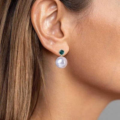 Smeraldo Eleganza Orecchini - Emanuela