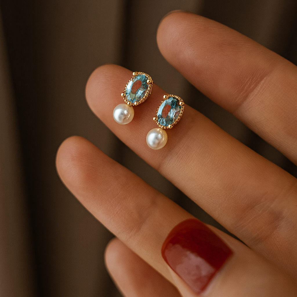 Orecchini Pearly Duet - Aaliyah