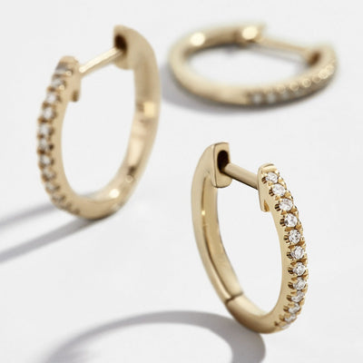 Scintillanti Cerchi Orecchini - Valentina