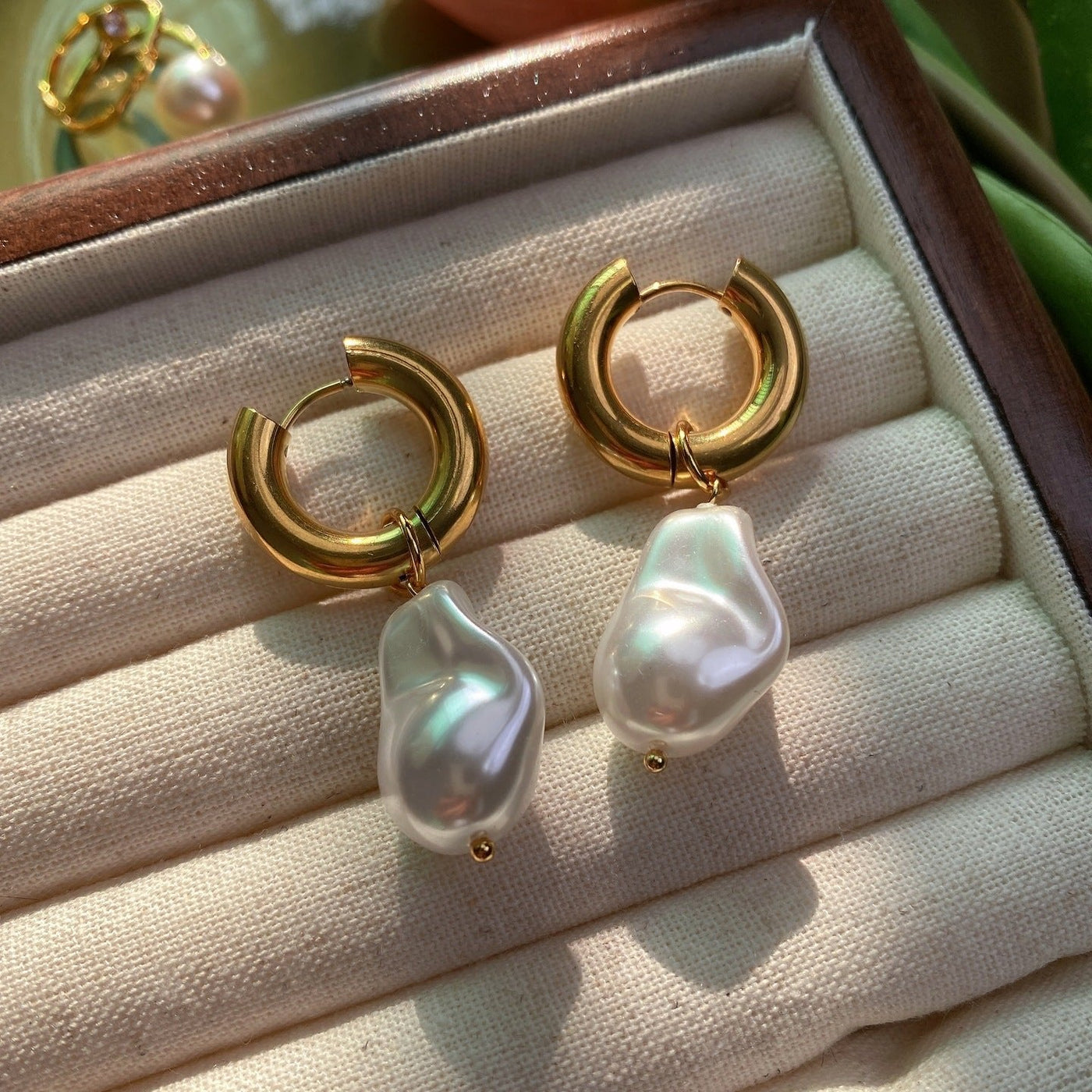 Orecchini con gocce barocche - Yara