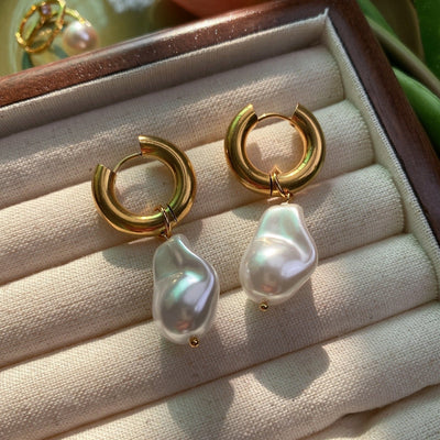 Orecchini con gocce barocche - Yara