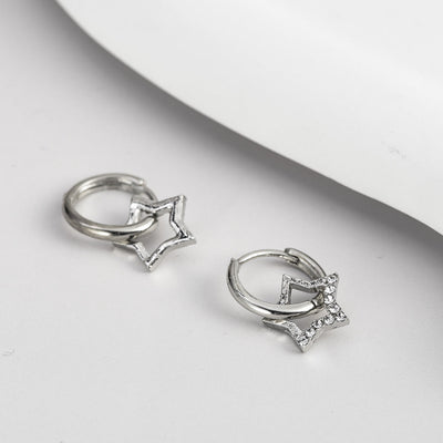 Orecchini di argole stellate - Letizia