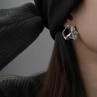 Orecchini Scrunchy Elegance - Sahara