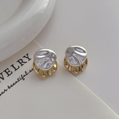 Orecchini moderni a doppia cupola - Violetta