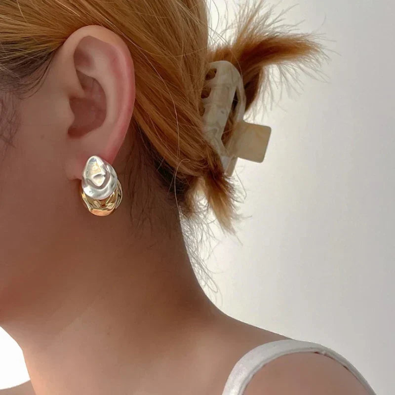 Orecchini scultorei in fusione - Artemis