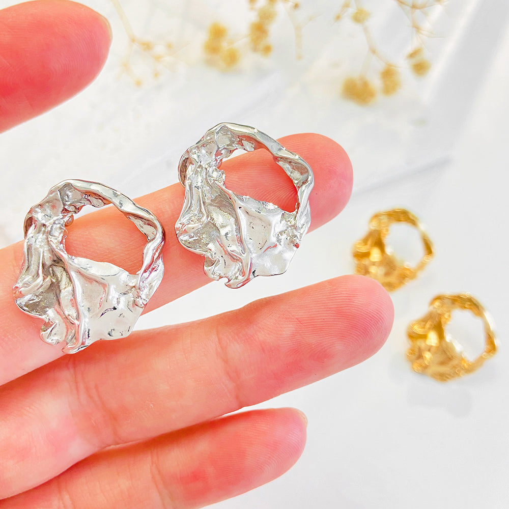 Orecchini Scrunchy Elegance - Sahara