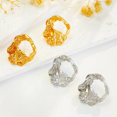 Orecchini Scrunchy Elegance - Sahara