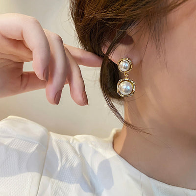 Morsetto perlato Orecchini - Caterina