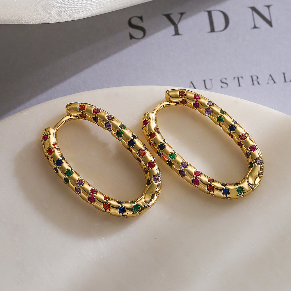 Prisma Cerchi Orecchini - Eleonora