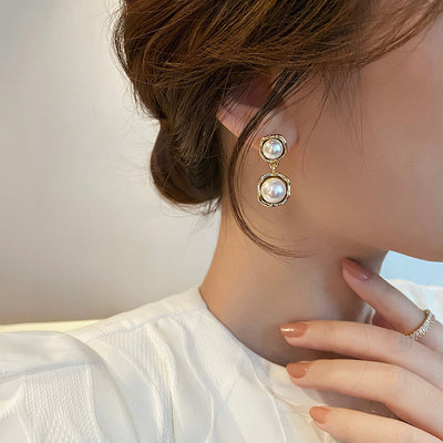 Morsetto perlato Orecchini - Caterina