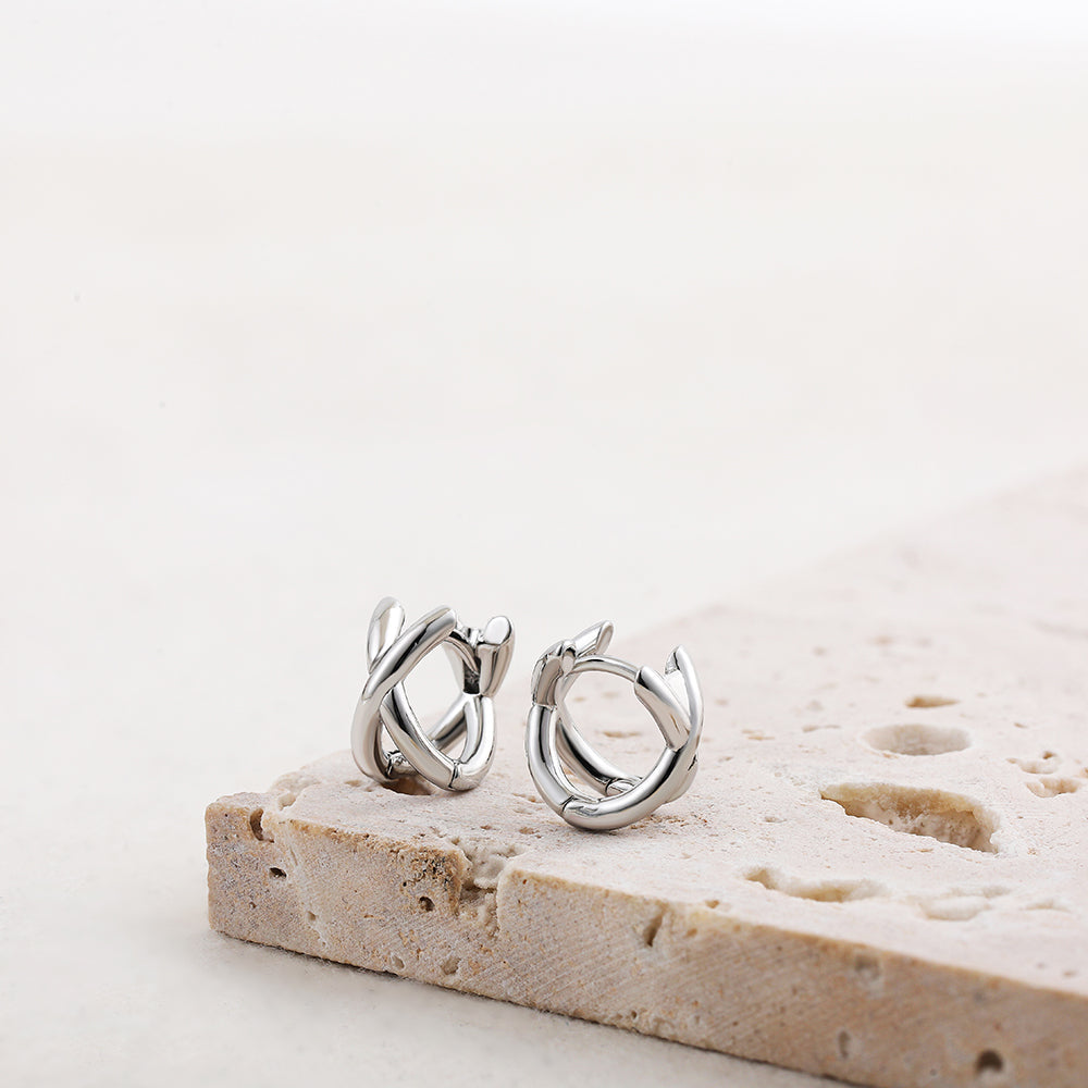 Cerchi Orecchini Incrociati - Rosalia