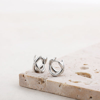 Cerchi Orecchini Incrociati - Rosalia