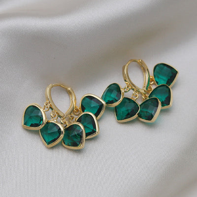 Orecchini Emerald Glitz - Yasmina