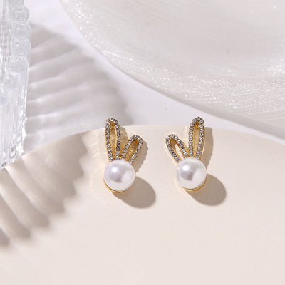 Orecchini Coniglietto Perle - Flavia