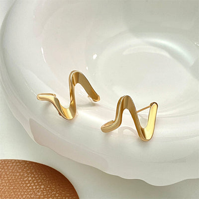 Orecchini con gocce a zig zag - Zaina