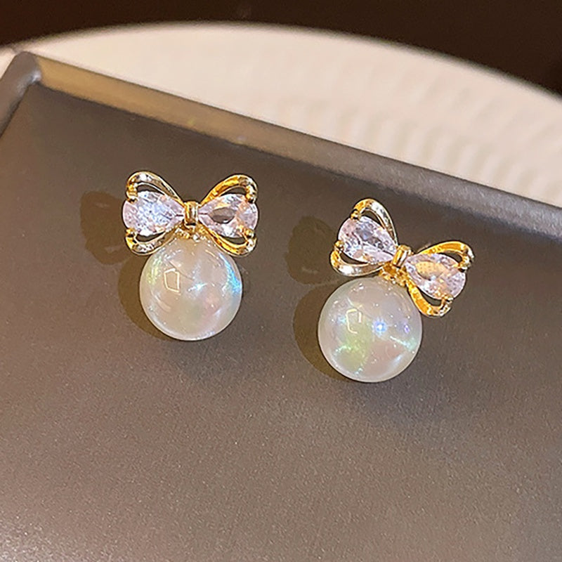 Orecchini Fiocchi di perle - Giada