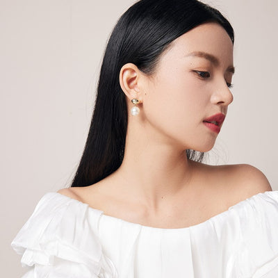 Perline d'argento Orecchini - Greta