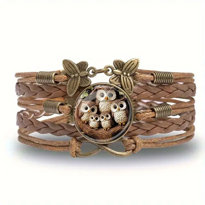 Gufo Bracciale in pelle - Elin