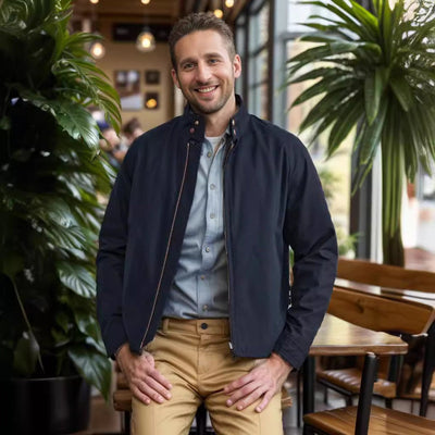 Giacca casual da uomo con zip in stile urbano - Petrovic