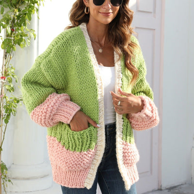 Cardigan oversize da donna in maglia grossa - Dayanne