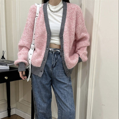 Cardigan donna in maglia morbida dal taglio rilassato - Ingrid