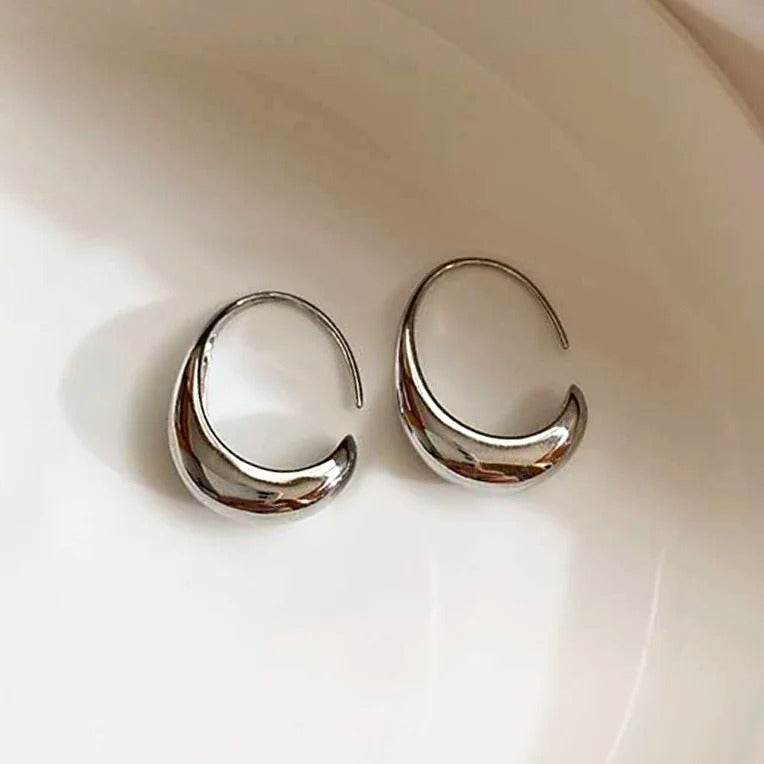 Curvi Cerchi Orecchini - Michela