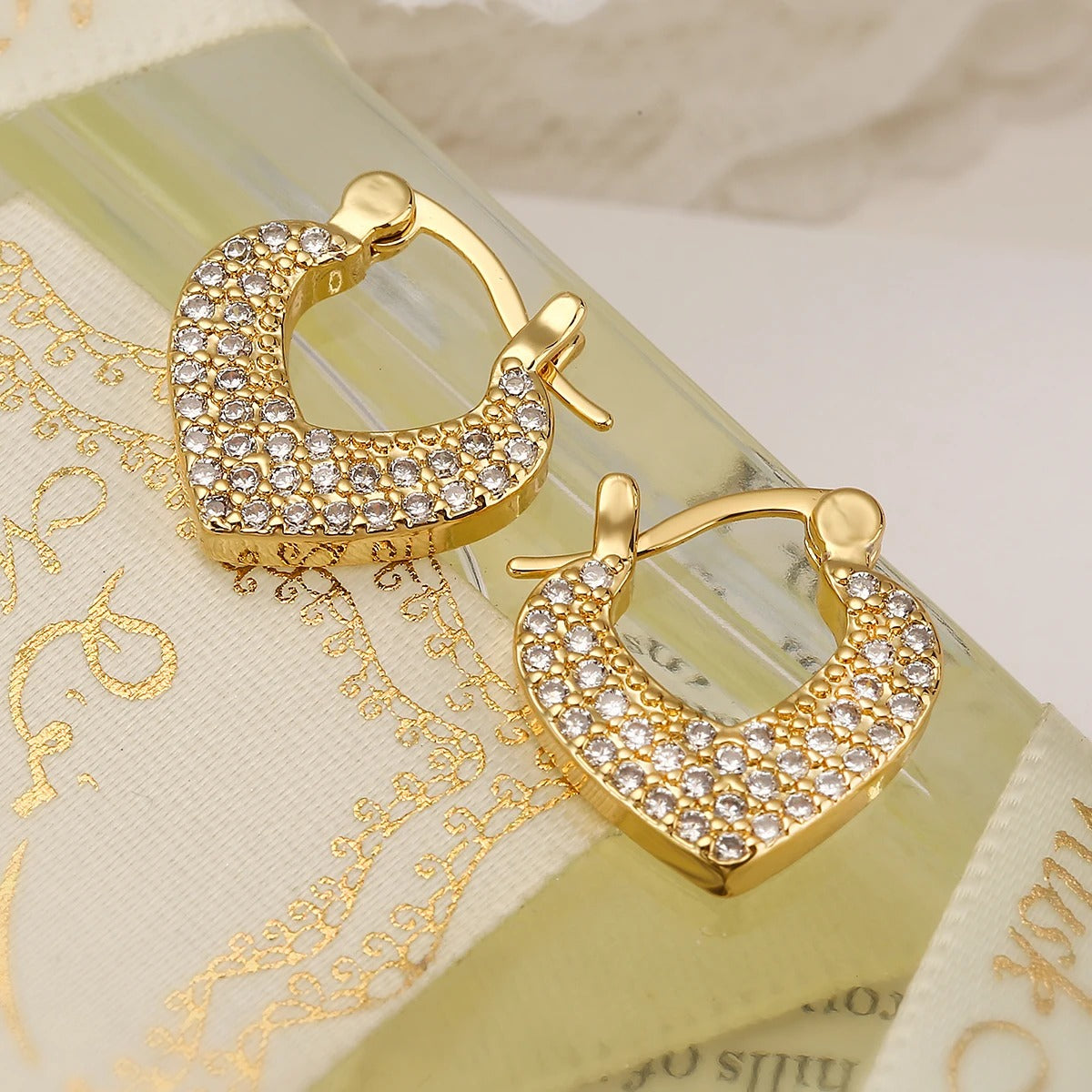 Cuore Scintillante Orecchini - Rachele