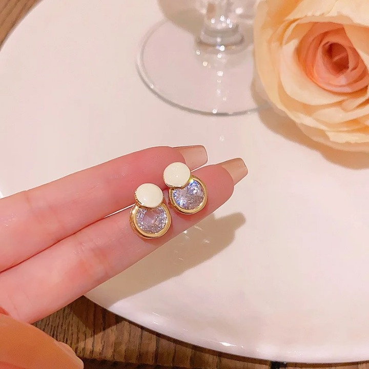 Orecchini Cristallo Sfere - Alba