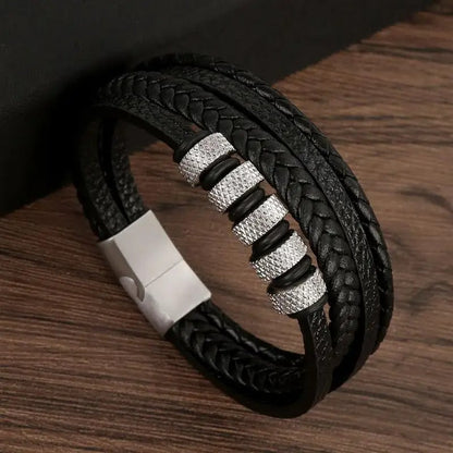 Regal Vintage - Bracciale di lusso in pelle
