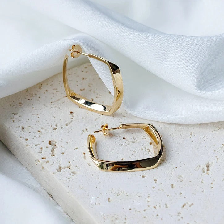 Eleganti Quadrati Orecchini - Ivana