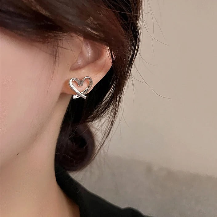 Cuore Intrecciato Orecchini - Emanuela