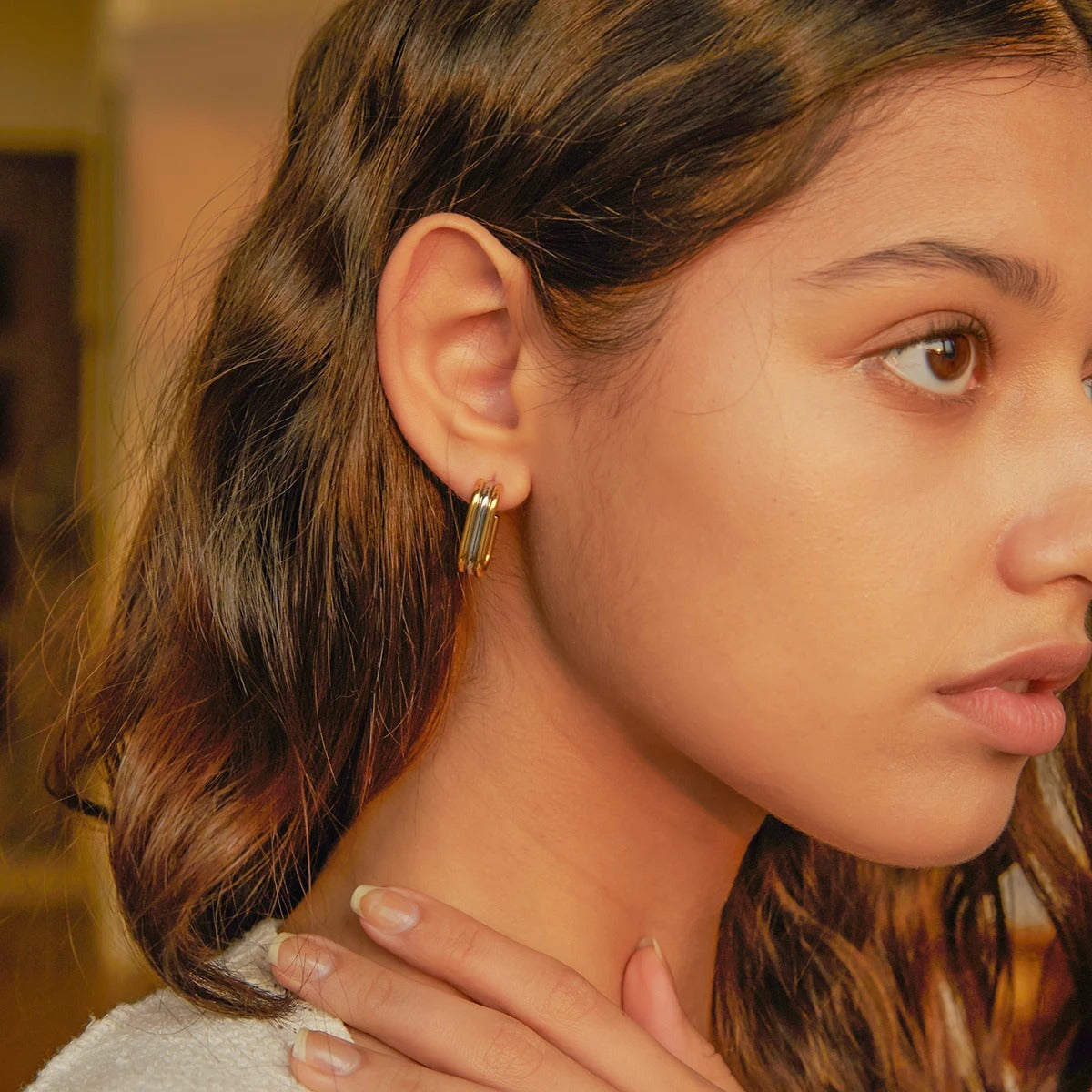 Orecchini a cerchio Helix - Nalani