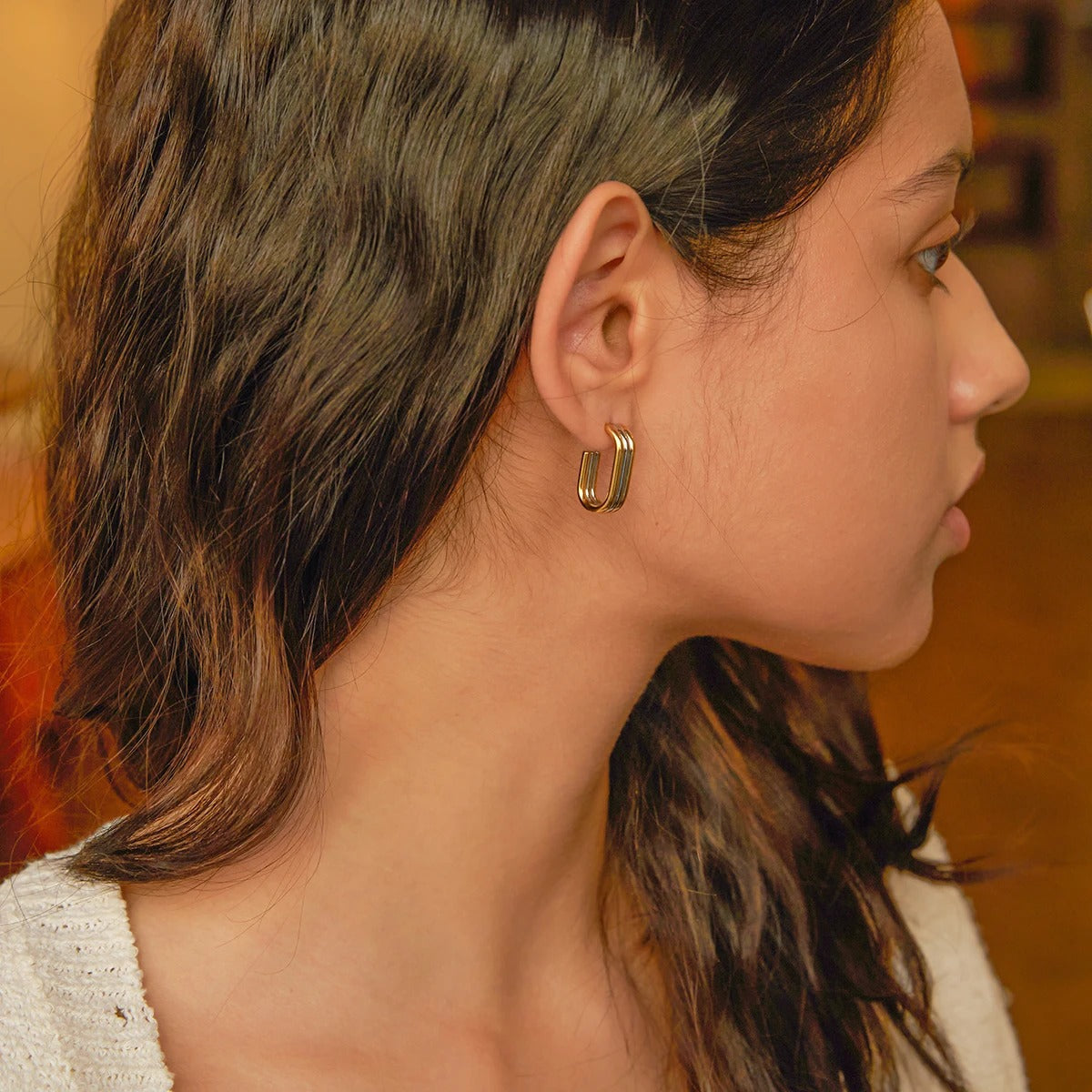 Orecchini a cerchio Helix - Nalani