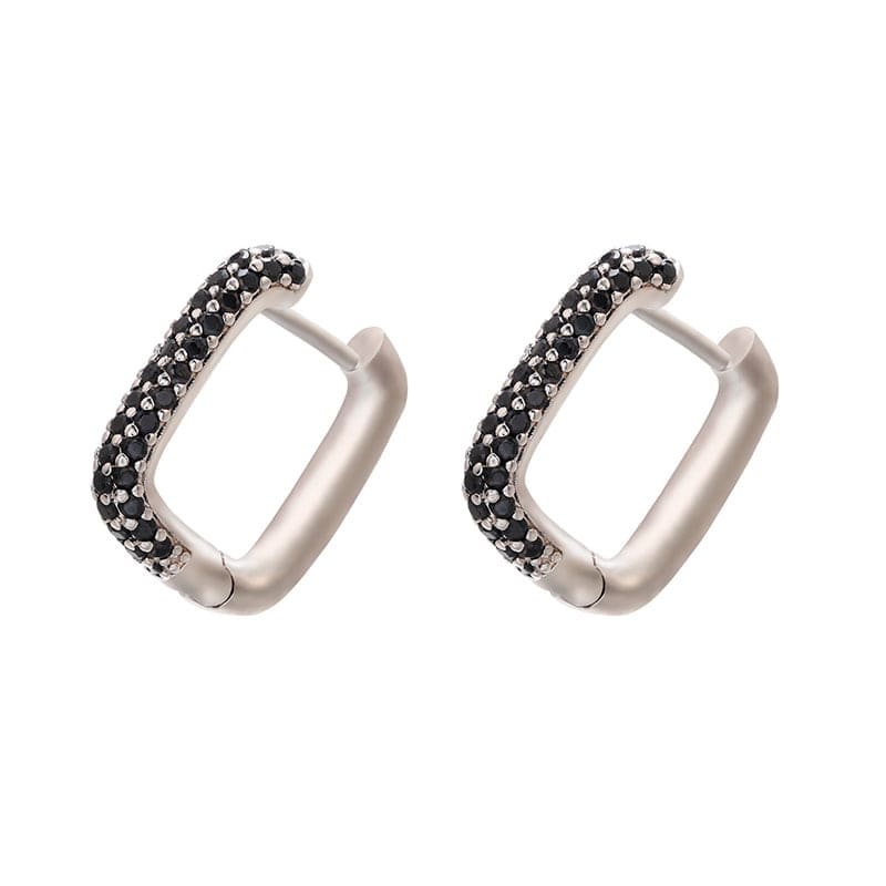 Orecchini scintillanti quadrati - Beatrice