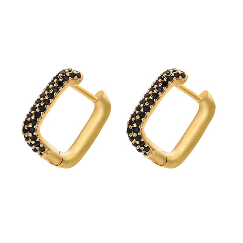 Orecchini scintillanti quadrati - Beatrice