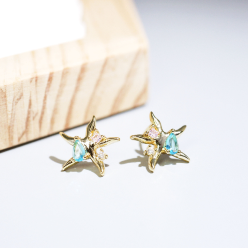 Eleganti Orecchini a Stella - Silvia